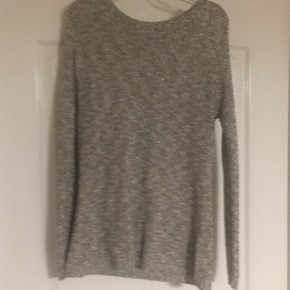 Tribal silver sweater